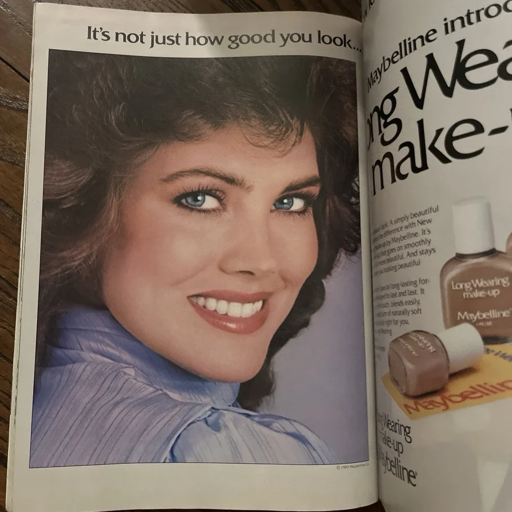 COSMOPOLITAN Magazine August 1983 Fashion Ads Liz Devine Scavullo